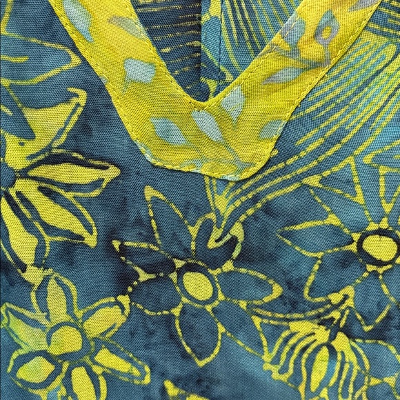 Soft Surroundings Blue and Green Tunic - Picture 4 of 5